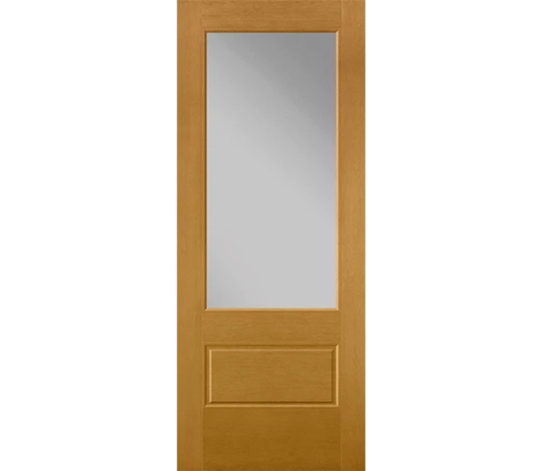 Orlando 3 Quaters Light Fiberglass Entry Door