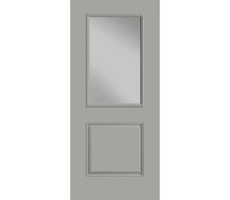 Orlando Half Light 1 Panel Fiberglass Entry Door