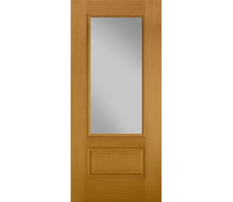 Orlando Three Quaters light Fiberglass Entry Door